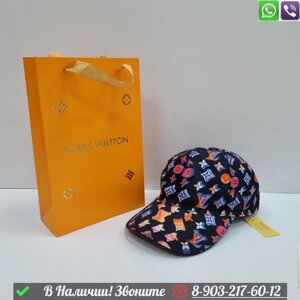 Кепка Louis Vuitton тканевая Фиолетовый