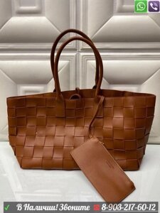 Сумка шоппер Bottega Veneta Оранжевый