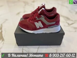 Кроссовки New Balance 997H бордовые