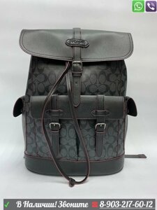 Рюкзак Coach Cargo Backpack With Vintage Rose Print Interior чёрный