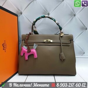 Сумка Hermes Kelly 40 Зеленый