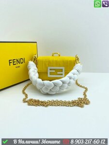 Клатч Fendi Baguette тканевый