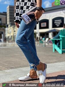 Мюли Gucci Princetown белые