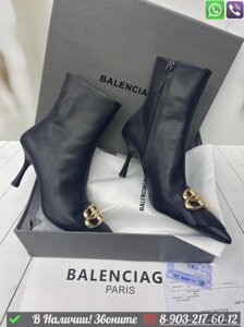 Ботильоны Balenciaga BB кожаные