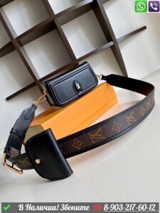 Поясная сумка Louis Vuitton черная