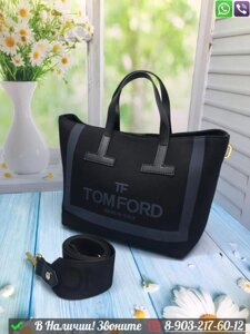 Сумка Tom Ford T Tote тканевая шоппер