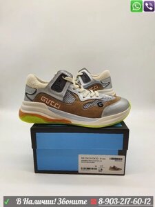 Кроссовки Gucci Ultrapace Sneaker Gucci серебрянные