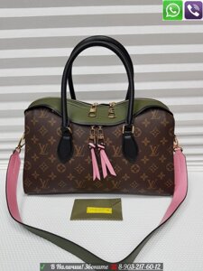 Сумка Louis vuitton Tuileries LV Луи Виттон Черная Бордовая коричневая