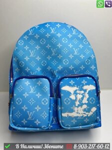 Рюкзак Louis Vuitton Multipocket голубой