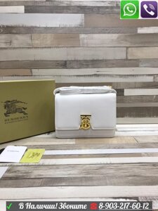 Сумка Burberry TB с коллажным принтом Берберри Белый