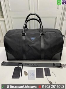 Дорожная сумка PRADA тканевая