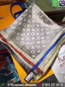 Платок Louis Vuitton кашемировый с принтом Monogram