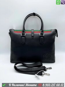 Портфель Gucci кожаный черный