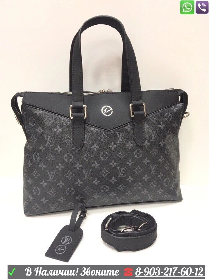 Портфель Louis Vuitton Explorer деловой кейс ЛВ от компании Интернет Магазин брендовых сумок и обуви - фото 1