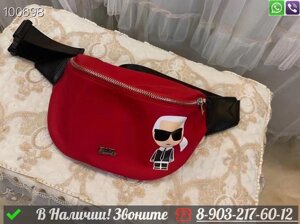 Поясная сумка Karl Lagerfeld Ikonik Розовый