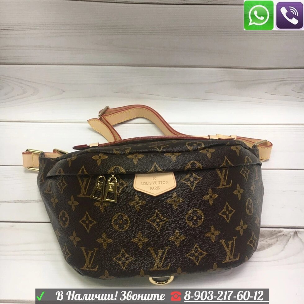 Поясная сумка Louis Vuitton Bumbag на пояс от компании Интернет Магазин брендовых сумок и обуви - фото 1