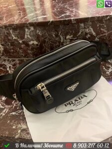 Поясная сумка Prada черная