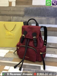 Пудровый Рюкзак Burberry Rucksack Лиловый Бербери Бордовый