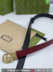 Ремень Gucci Двухсторонний Черный