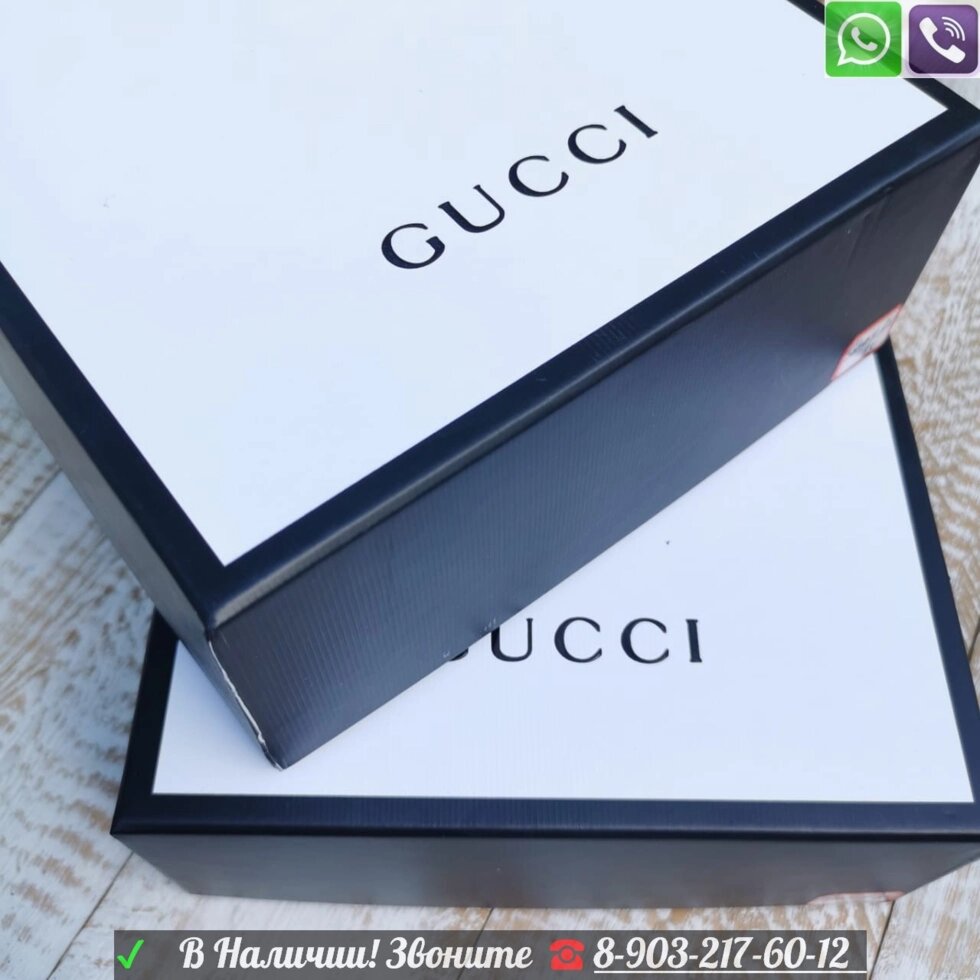 Ремень Gucci с фигурной пряжкой черный от компании Интернет Магазин брендовых сумок и обуви - фото 1