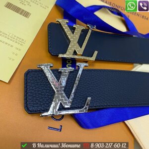 Ремень Louis Vuitton Initiales LV черный