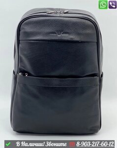 Рюкзак Armani кожаный черный