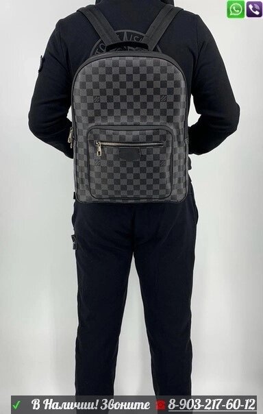 Рюкзак Louis Vuitton Discovery Луи Виттон Черный от компании Интернет Магазин брендовых сумок и обуви - фото 1