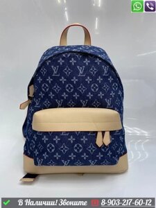 Рюкзак Louis Vuitton Discovery тканевый синий