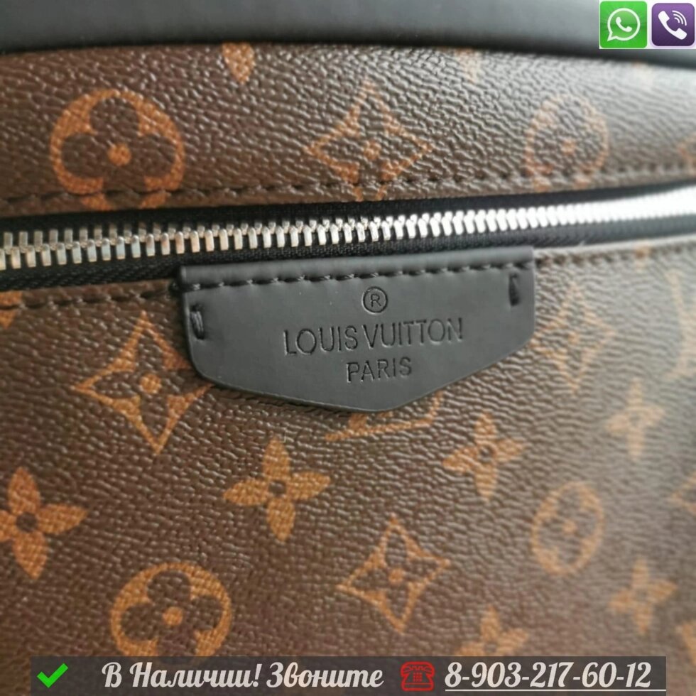 Рюкзак Louis Vuitton Josh коричневый от компании Интернет Магазин брендовых сумок и обуви - фото 1