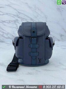 Рюкзак Louis Vuitton кожаный Черный