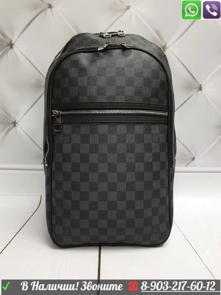 Рюкзак Louis Vuitton Michael Damier Graphite LV от компании Интернет Магазин брендовых сумок и обуви - фото 1