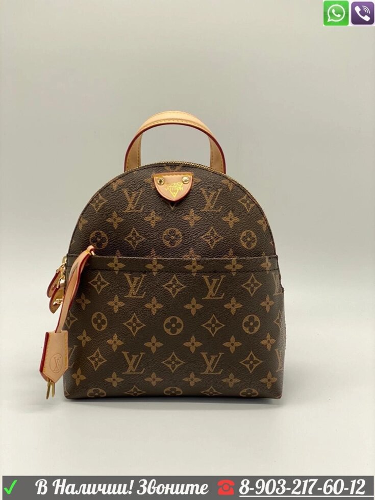 Рюкзак Louis Vuitton Moon Monogram коричневый от компании Интернет Магазин брендовых сумок и обуви - фото 1