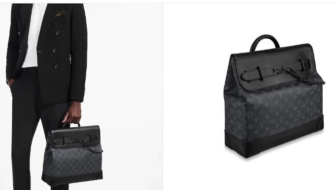 Рюкзак Louis Vuitton Steamer Monogram Eclipse от компании Интернет Магазин брендовых сумок и обуви - фото 1