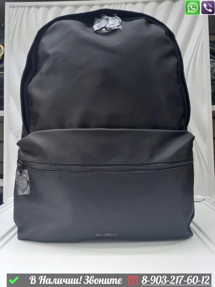 Рюкзак Off White тканевый черный от компании Интернет Магазин брендовых сумок и обуви - фото 1