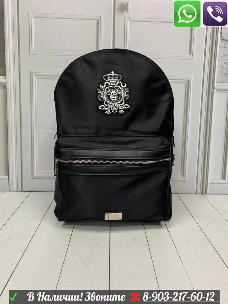 Рюкзак Тканевый Kenzo Кензо черный от компании Интернет Магазин брендовых сумок и обуви - фото 1