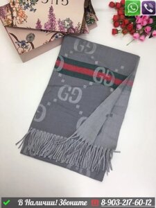 Шарф Gucci GG Supreme с кисточками