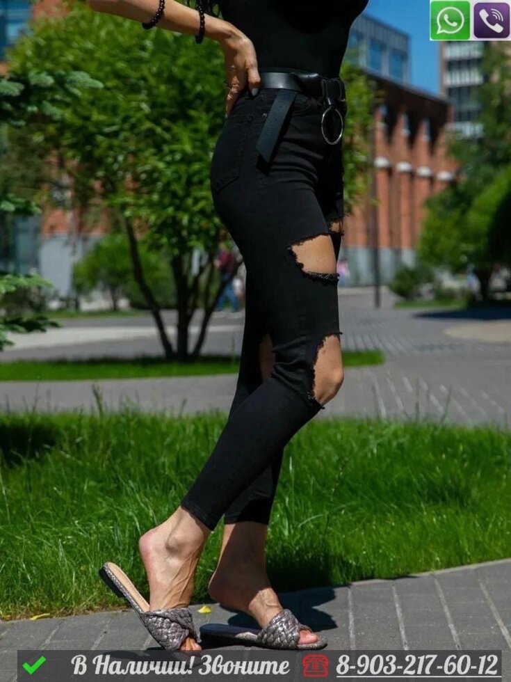 Шлепанцы Bottega Veneta Stretch коричневые от компании Интернет Магазин брендовых сумок и обуви - фото 1