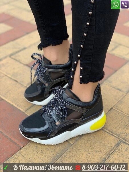 Сникерсы Fendi Фенди на платформе кроссовки от компании Интернет Магазин брендовых сумок и обуви - фото 1