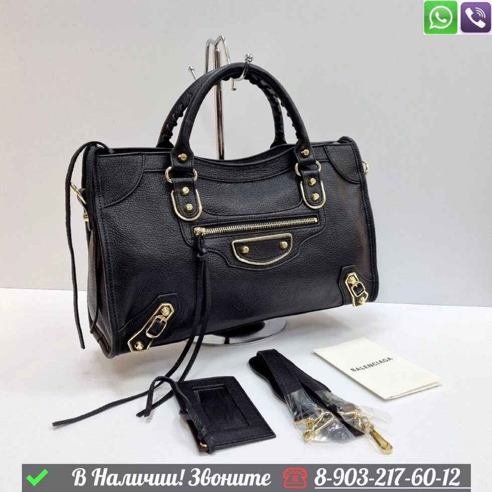 Сумка Balenciaga Neo Classic Черный от компании Интернет Магазин брендовых сумок и обуви - фото 1
