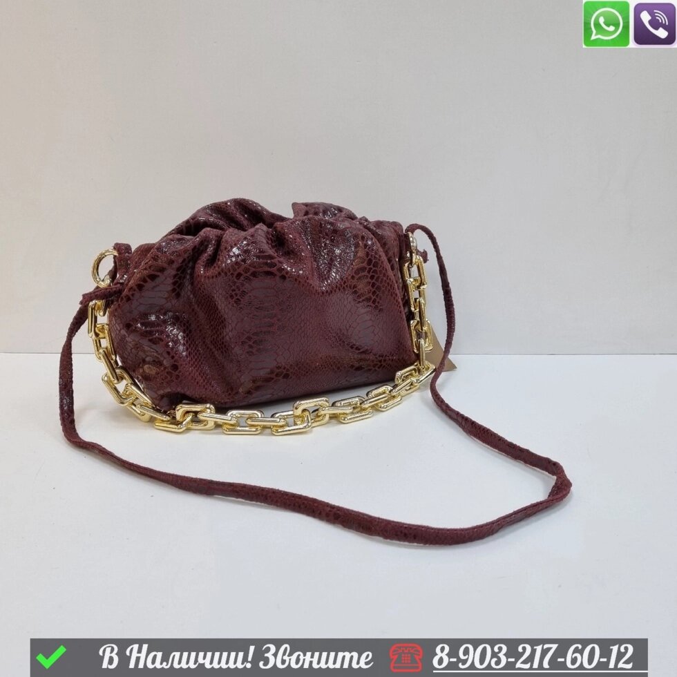 Сумка Bottega Veneta кожаная от компании Интернет Магазин брендовых сумок и обуви - фото 1