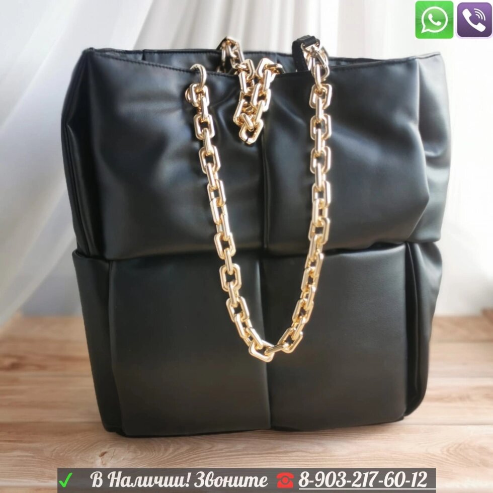 Сумка Bottega Veneta The Chain Tote от компании Интернет Магазин брендовых сумок и обуви - фото 1