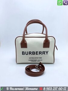 Сумка Burberry Cube белая