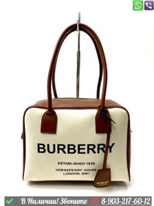 Сумка Burberry Cube тканевая Коричневый