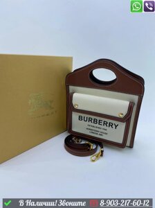 Сумка Burberry Pocket Bag бежевая