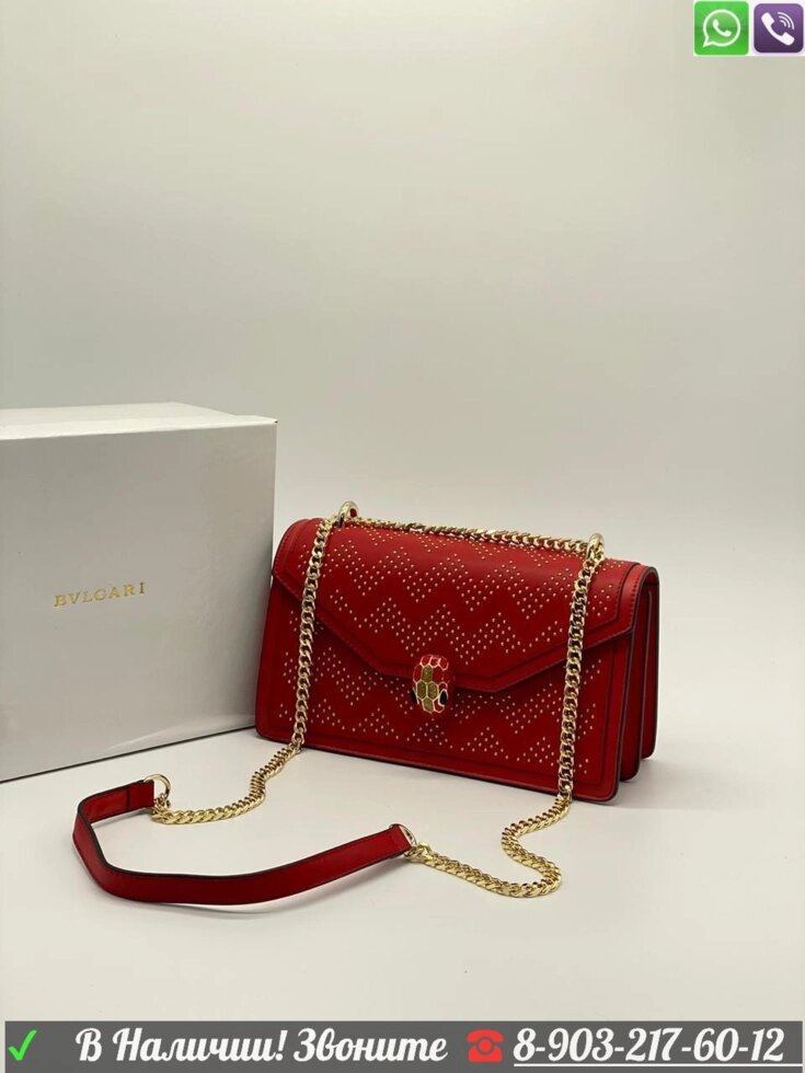 Сумка Bvlgari Serpenti 24 на 16 см клатч Булгари от компании Интернет Магазин брендовых сумок и обуви - фото 1