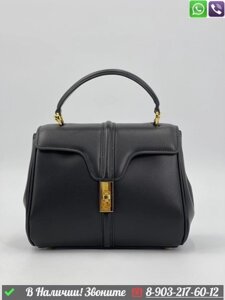 Сумка Celine 16 с ручкой Коричневый