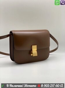 Сумка Celine Classic Box Бордовый