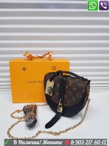 Сумка черная Louis Vuitton Chantilly Клатч Луи Виттон LV Вуитон