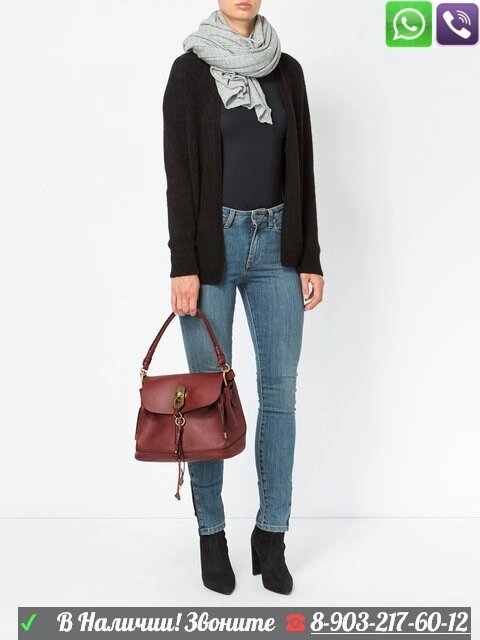 Сумка Chloe Owen with flap Хлое Черная на плечо ##от компании## Интернет Магазин брендовых сумок и обуви - ##фото## 1