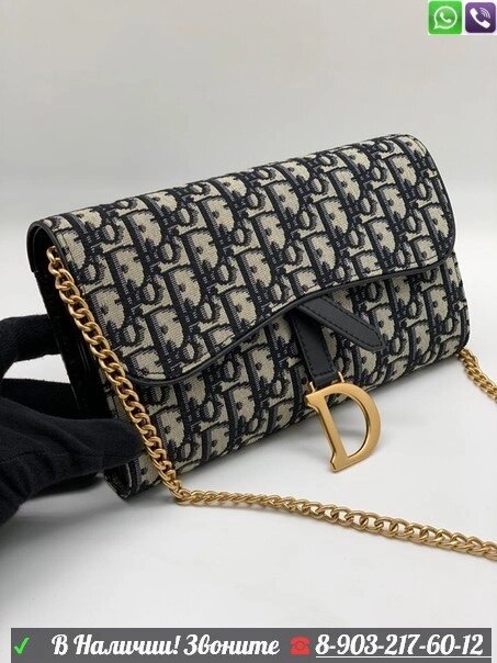 Сумка Christian Dior клатч кошелек от компании Интернет Магазин брендовых сумок и обуви - фото 1